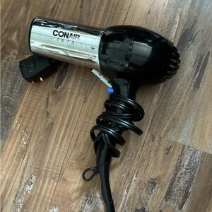1875W Compact Hair Dryer - Black/Silver